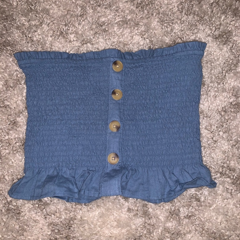 Pacsun strapless crop top